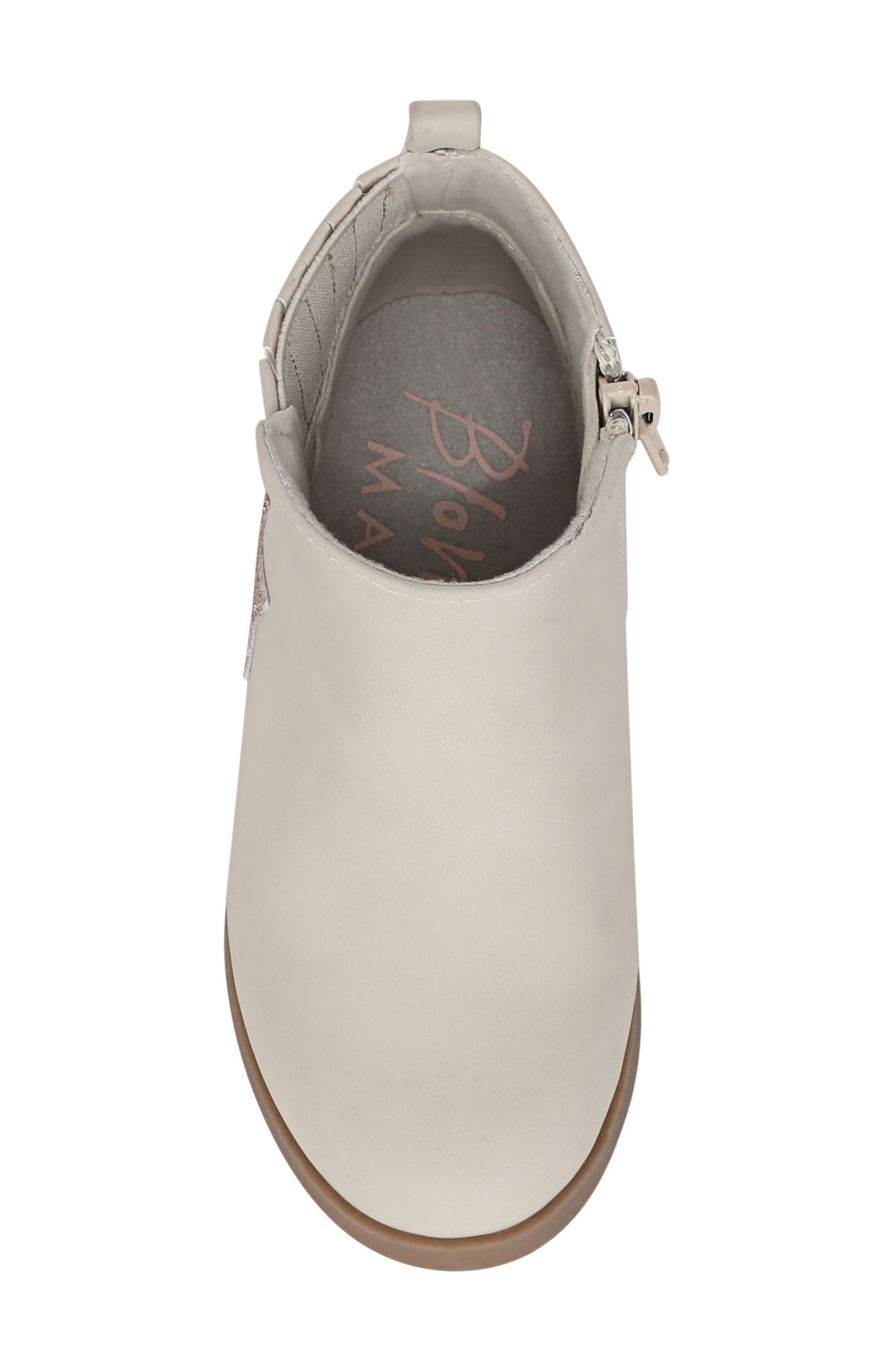 Blowfish Malibu Kids' Starling Ankle Bootie, Alternate, color, Beige Glitter Faux Leather