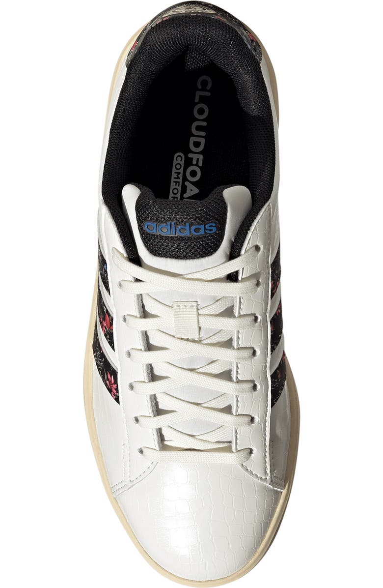 adidas Grand Court 3.0 Sneaker, Alternate, color, Off White/ Black/ Vanilla