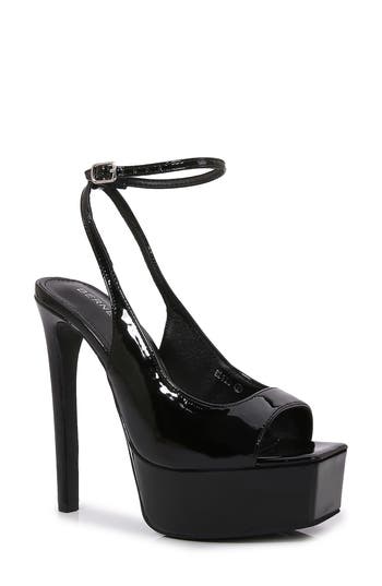 Berness Stiletto Heel Platform Sandal In Black