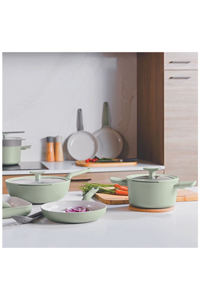 Leo Balance 8-Inch Nonstick Fry Pan, Alternate, color, SAGE