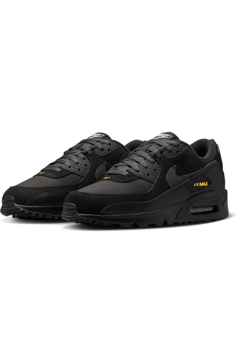 Nike Air Max 90 Sneaker, Main, color, 001 Black/ Gold/White/Anthracite