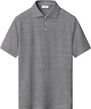 Eton Linen & Cotton Fine Knit Polo