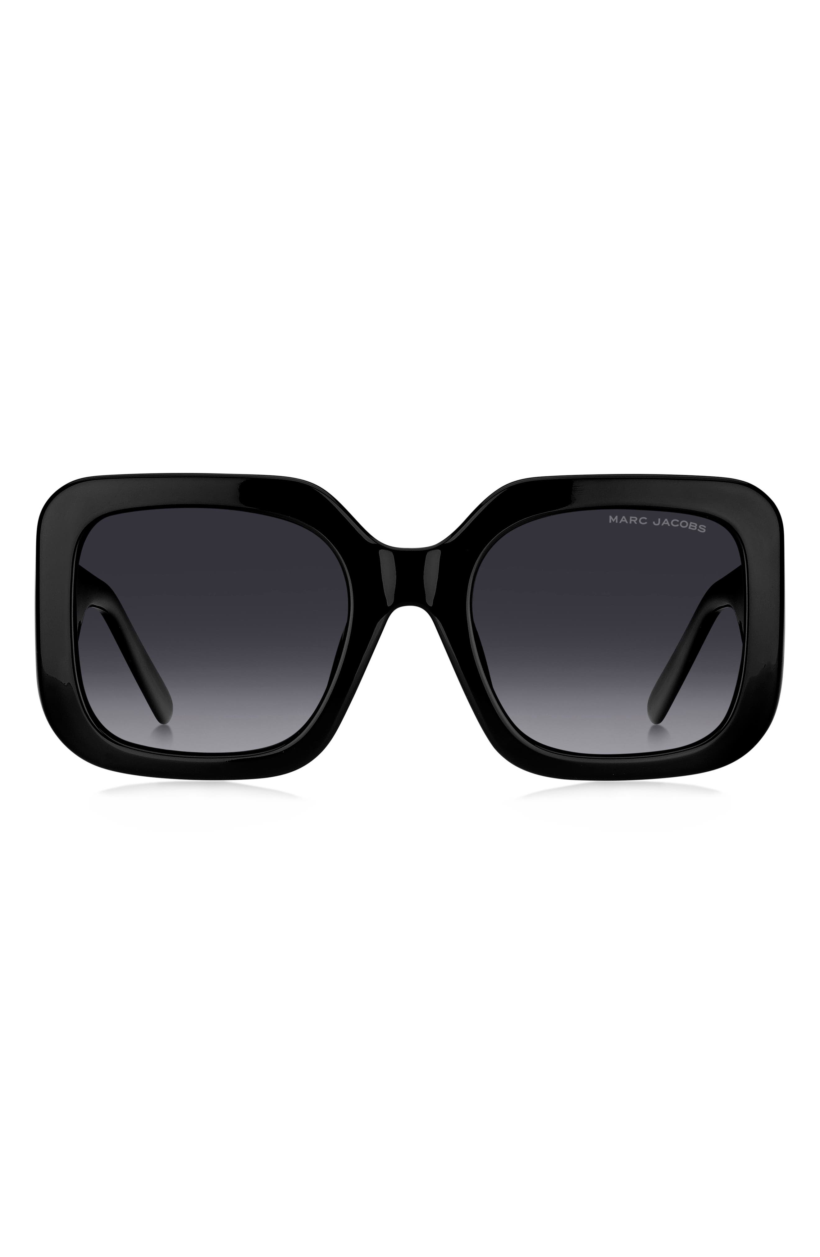 Marc Jacobs 53mm Gradient Polarized Square Sunglasses