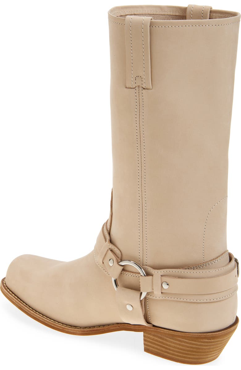 Jeffrey Campbell Waylon Western Boot, Alternate, color, Ivory Nubuck