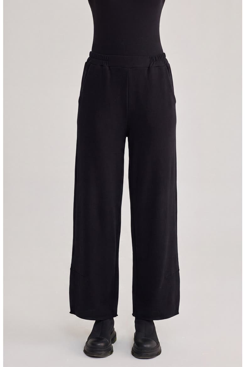 Mar Fleece Balloon Pants, Main, color, Black