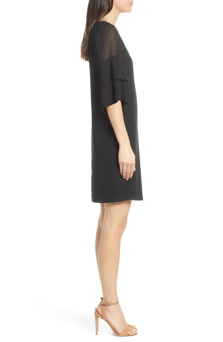 Sam Edelman Pleat Sleeve Shift Dress, Alternate, color, 