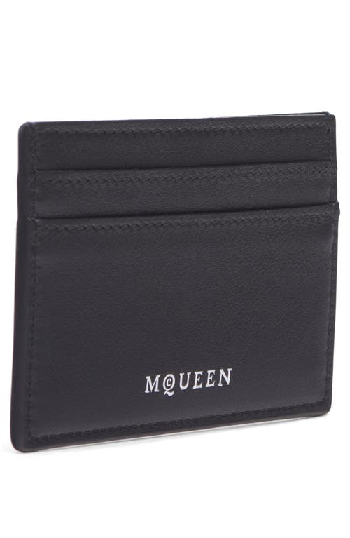 Alexander Mcqueen Mcqueen Leather Card Case In Multi