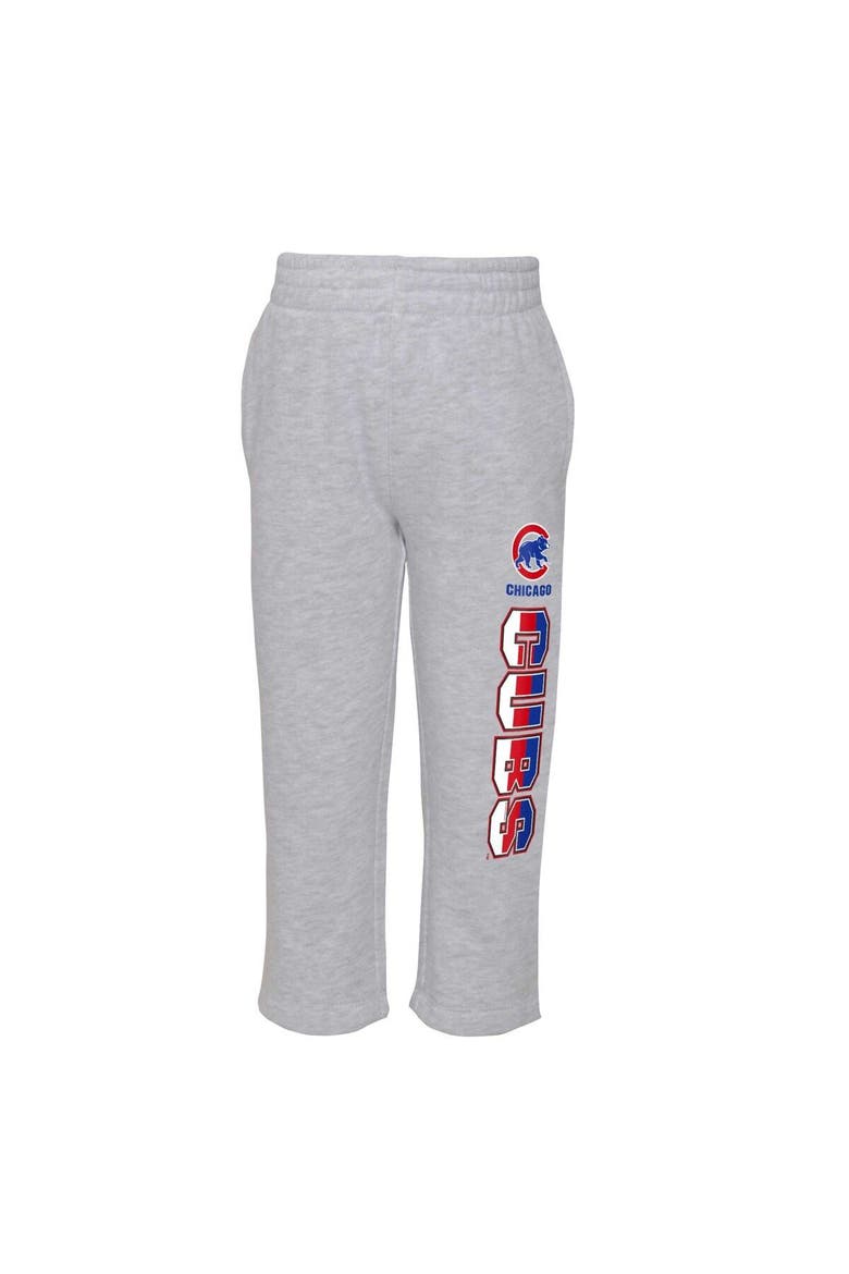 Toddler Royal/Heather Gray Chicago Cubs Two-Piece Playmaker Set, Alternate, color, Royal