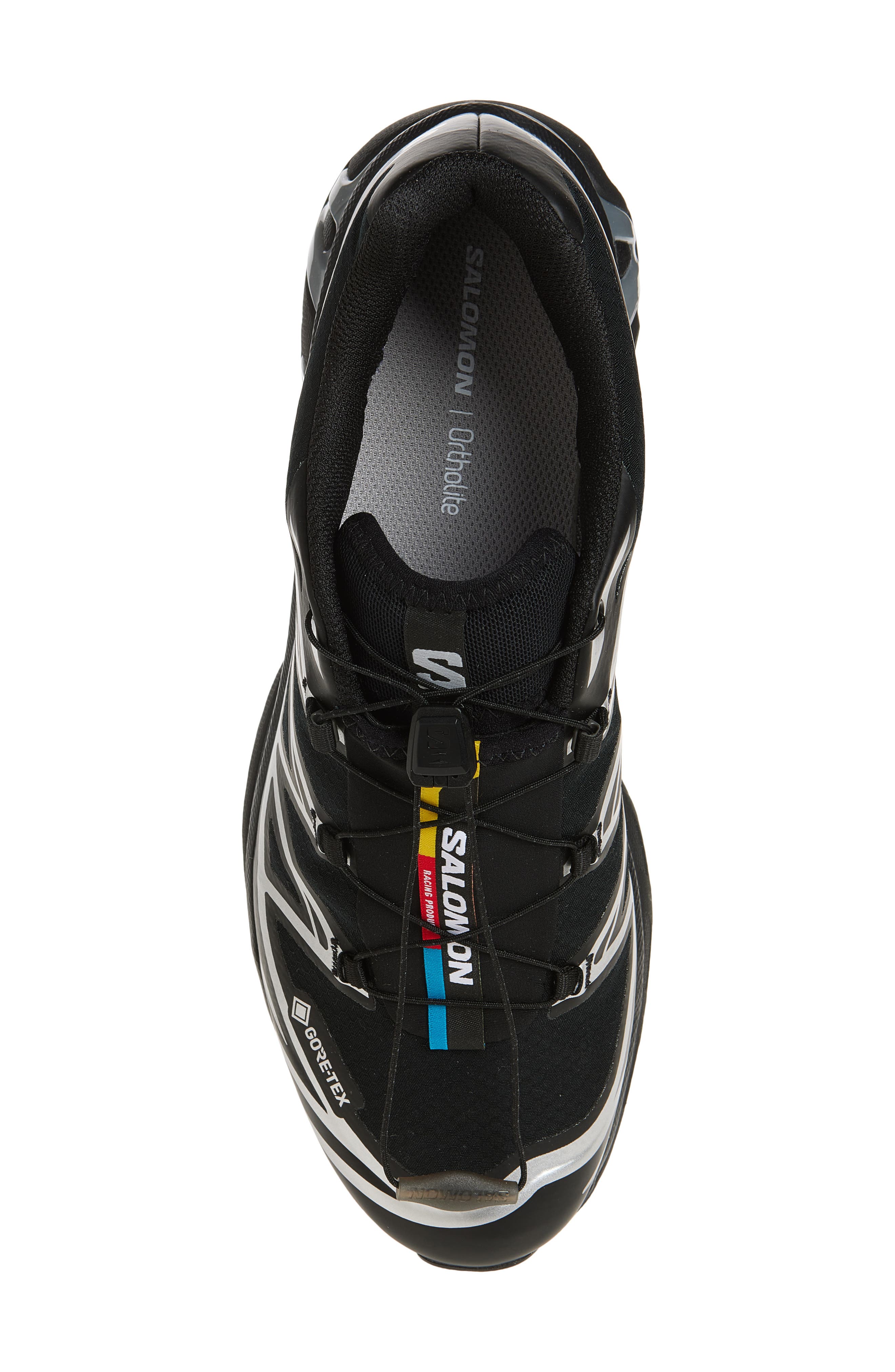 Salomon Gender Inclusive XT-6 Gore-Tex<sup>®</sup> Waterproof Sneaker, Alternate, color, Black/ Black/ Ftw Silver