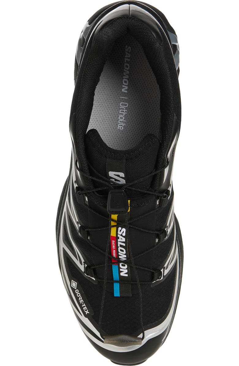 Salomon Gender Inclusive XT-6 Gore-Tex<sup>®</sup> Waterproof Sneaker, Alternate, color, Black/ Black/ Ftw Silver