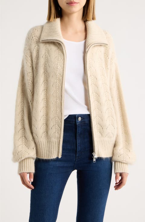 Airy Zip Cardigan