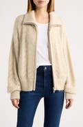 FRAME Airy Zip Cardigan