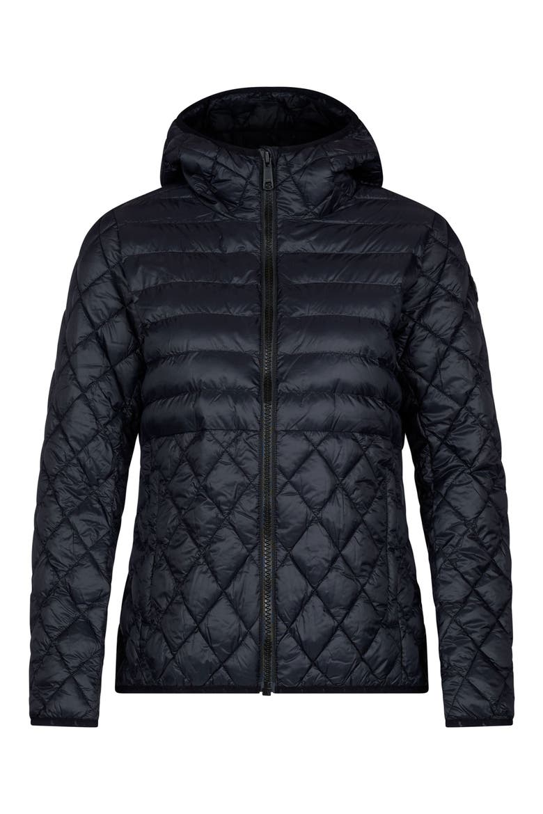 The Base Packable Insulated Hooded Jacket, Alternate, color, BLACK BEAUTY