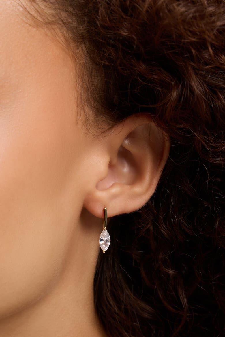 Baldwin Earrings, Alternate, color, Gold