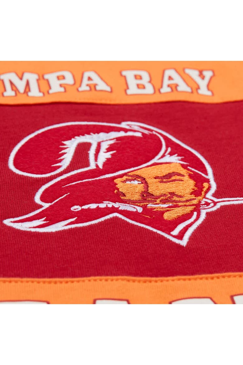 Men's Mitchell & Ness Orange Tampa Bay Buccaneers Retro Colorblock Tank Top, Alternate, color, Orange