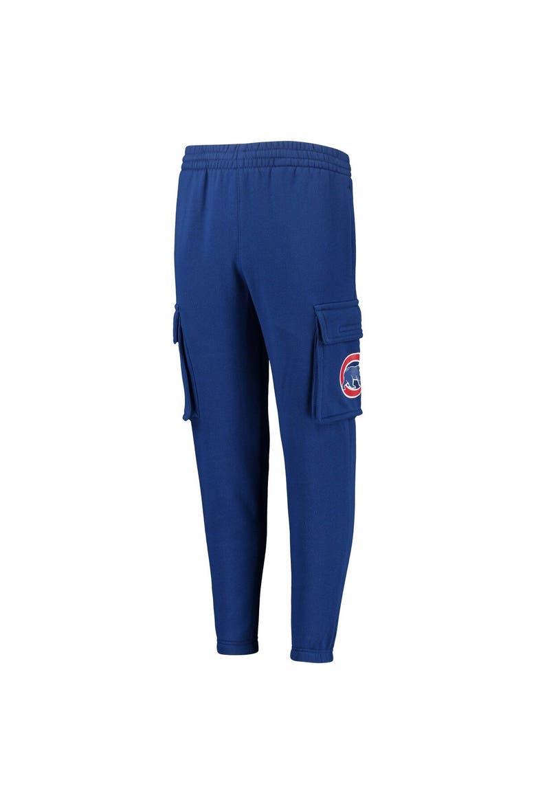 Youth Royal Chicago Cubs Players Anthem Fleece Cargo Pants, Alternate, color, Royal