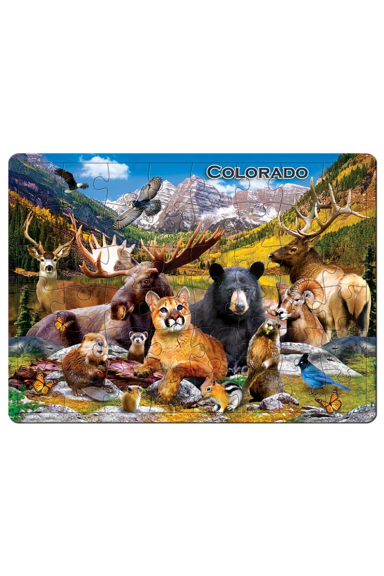 Colorado 48 Piece Tray Puzzle, Alternate, color, Multicolor