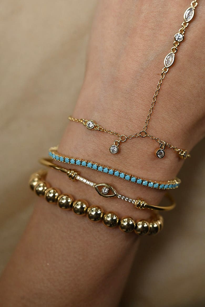 Yaz Bracelet, Alternate, color, Gold