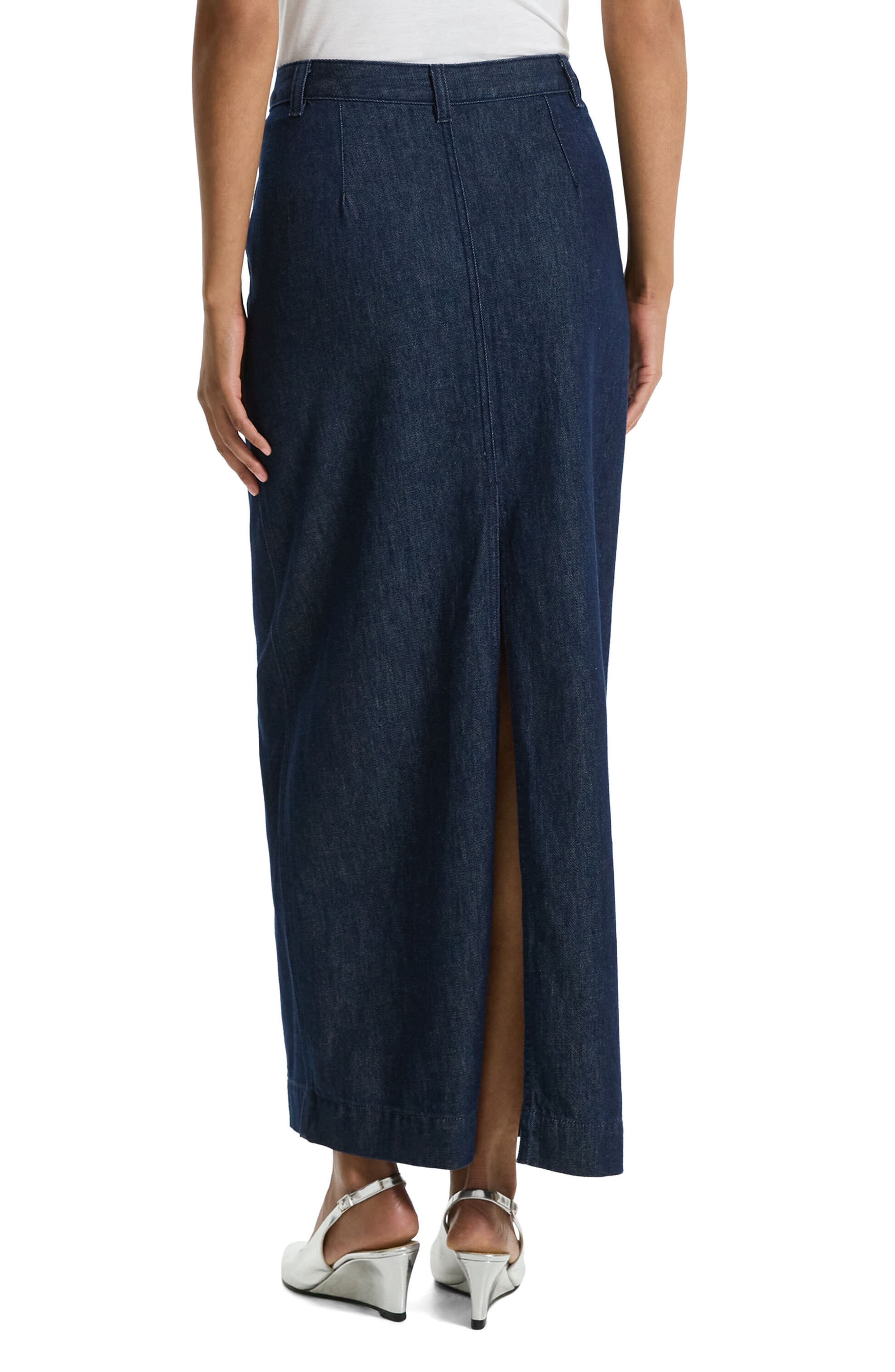 Denim Maxi Skirt - image 2