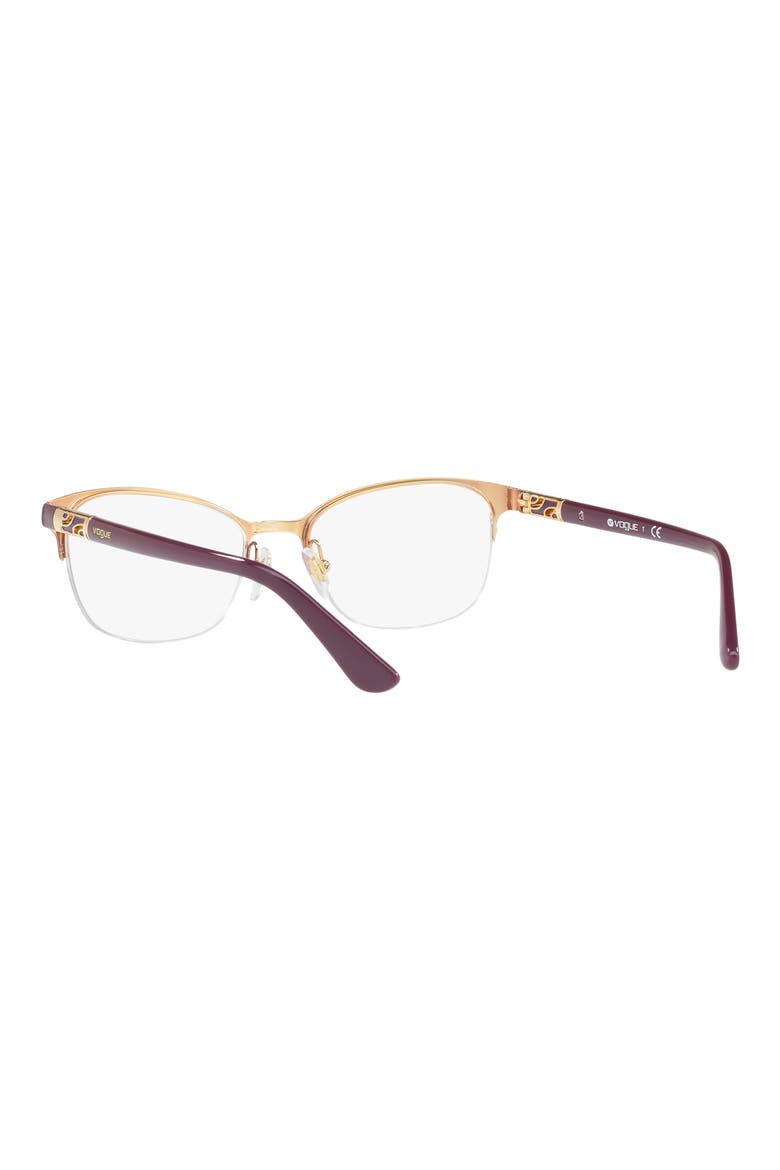 53mm Pillow Optical Glasses, Alternate, color, VIOLET