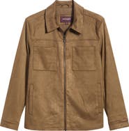 Johnston & Murphy Bardwell Faux Suede Zip Jacket
