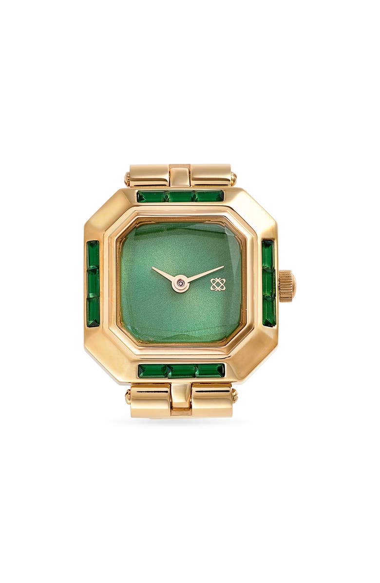 PASCAL Sofia Prism Cocktail Ring Watch, 21mm, Alternate, color, Tequila Martini