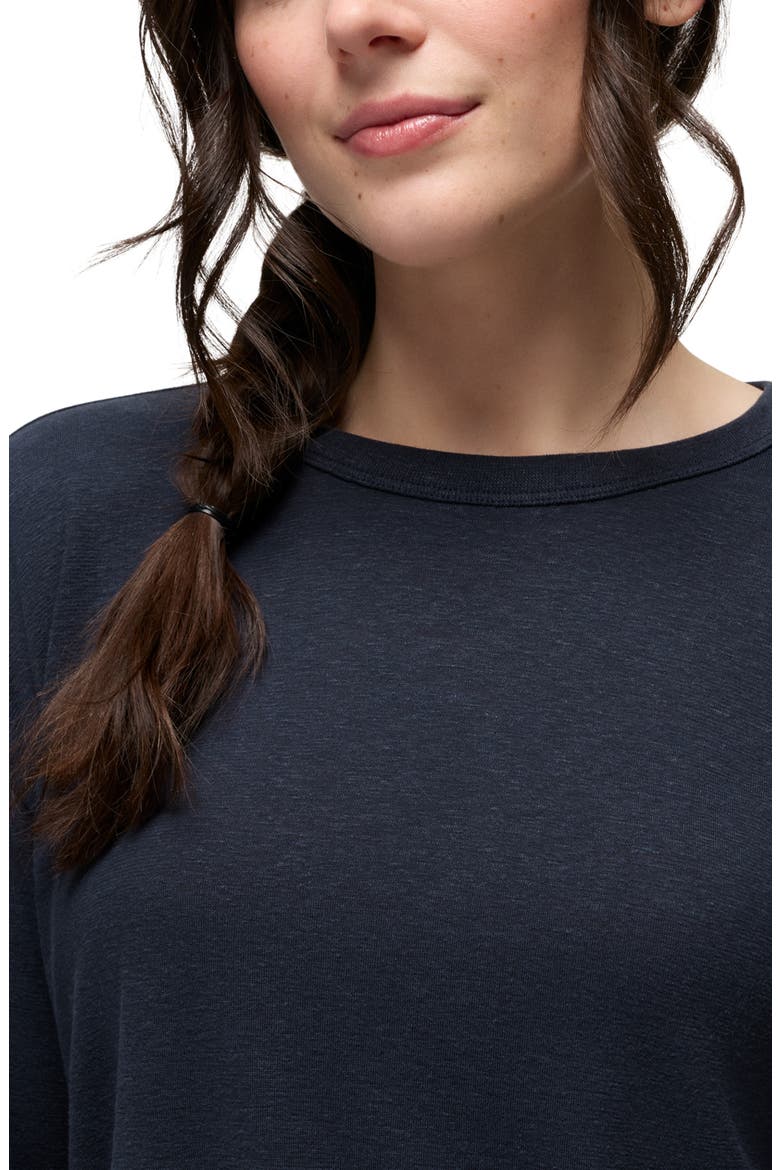 Cozy Up Crewneck Long Sleeve T-Shirt, Alternate, color, NAUTICAL