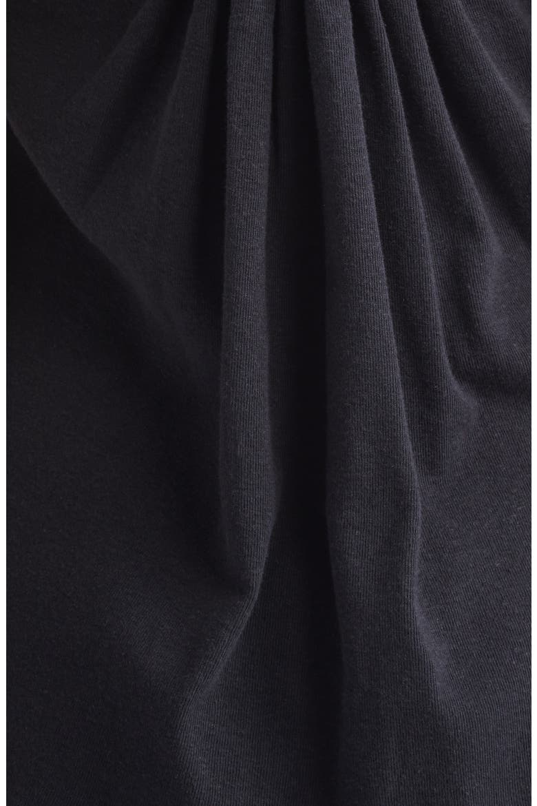 Split Cotton & Linen Jersey Tank, Alternate, color, BLACK