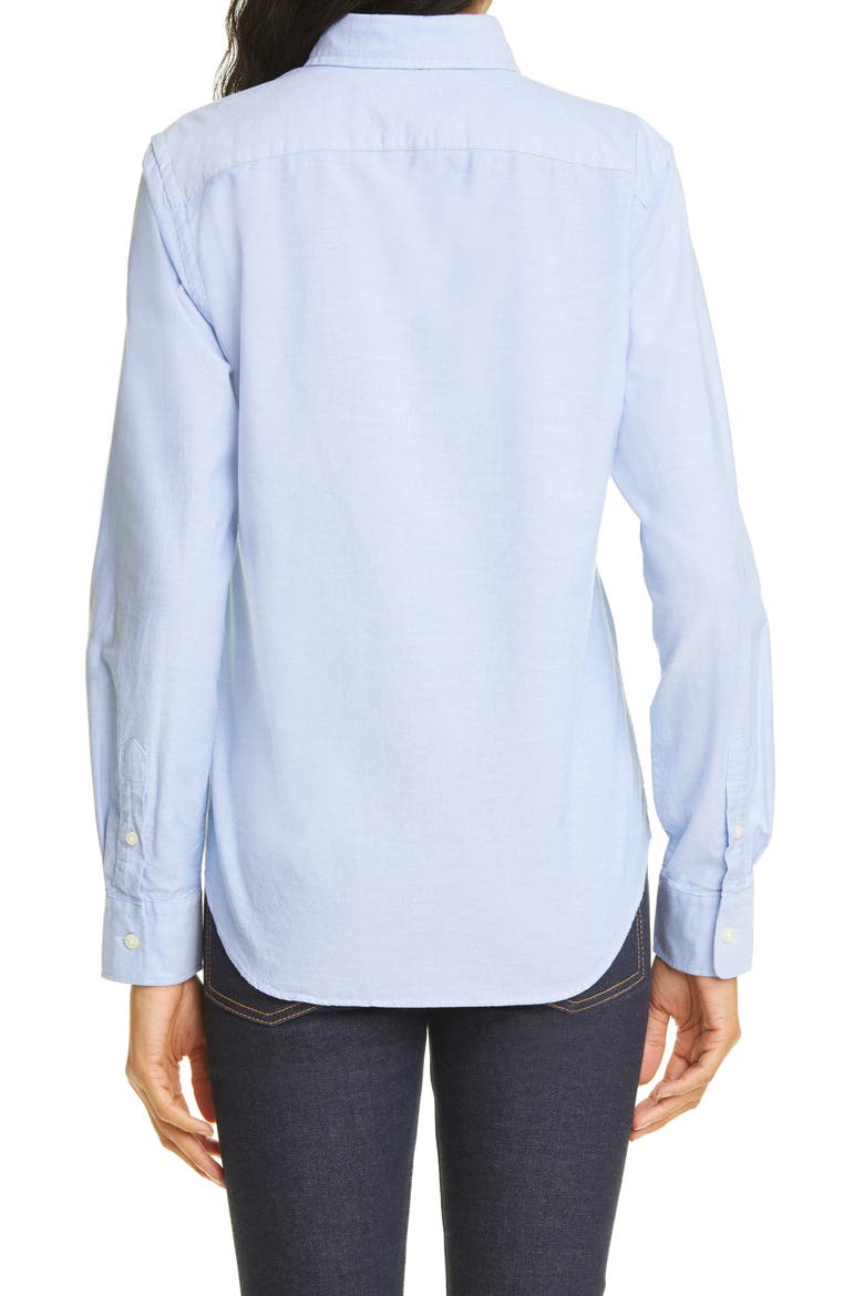 Georgia Button-Down Shirt, Alternate, color, BLUE HYACINTH
