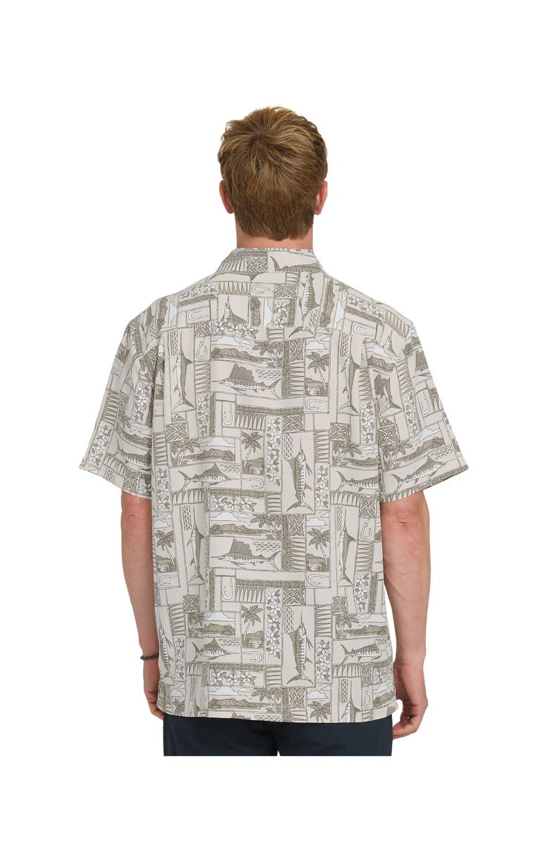 Quiksilver Waterman East Cape Short Sleeve Shirt, Alternate, color, Moonbeam