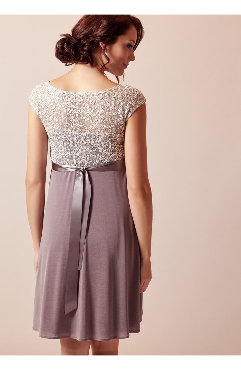 Tiffany Rose Maternity Mia Maternity Dress, Alternate, color, Dusky Truffle