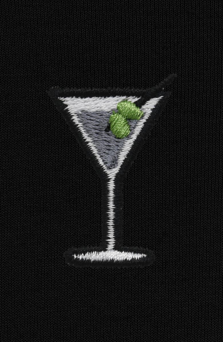 Dalix Martini Cropped Hoodie, Alternate, color, Black