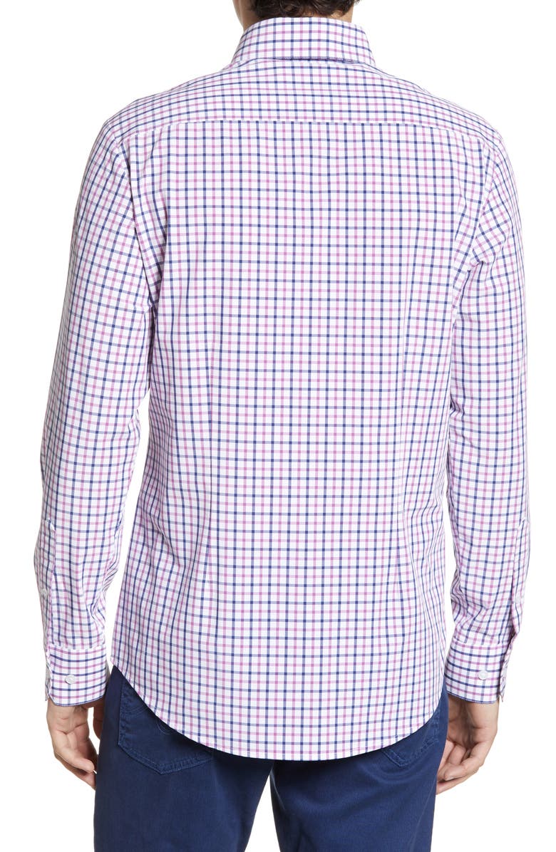 Mizzen+Main Gulph Trim Fit Check Shirt, Alternate, color, 
