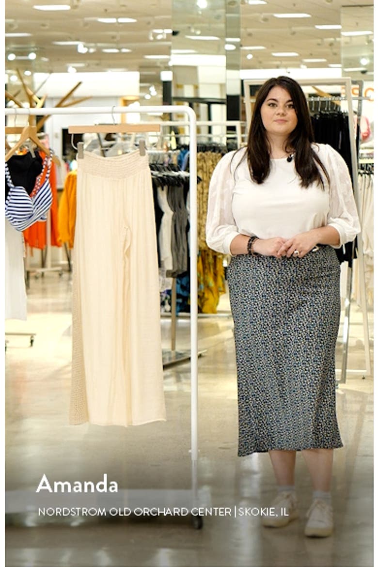 Crochet Trim Wide Leg Cover-Up Pants video