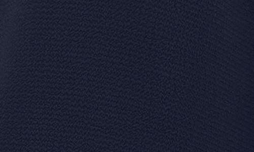 Cece V-neck Button-up Shirt In Classic Navy