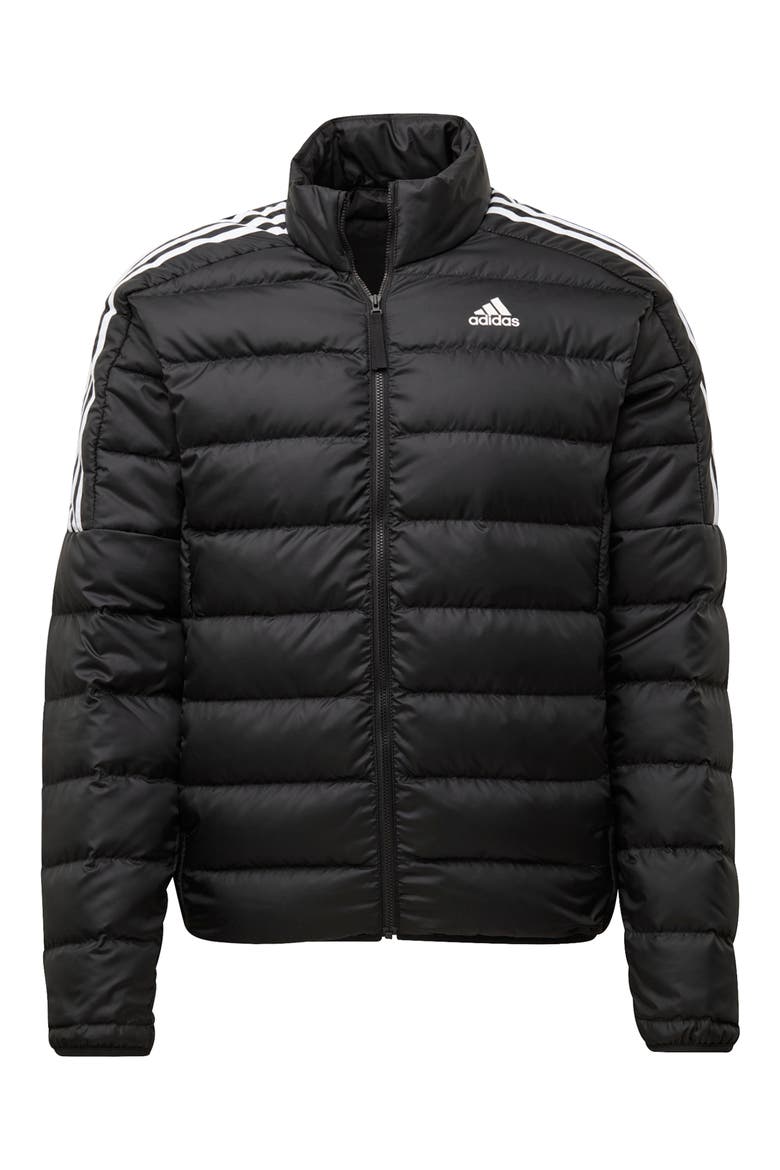 Essentials Down Jacket, Alternate, color, BLACK
