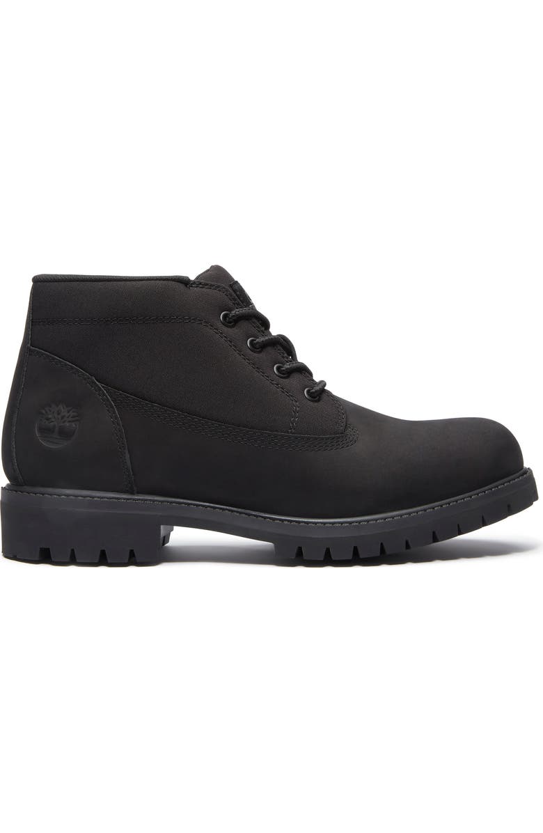 Timberland Premium Waterproof Lace-Up Chukka Boot, Alternate, color, Black Nubuck