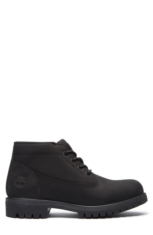 Timberland Premium Waterproof Lace-up Chukka Boot In Black Nubuck