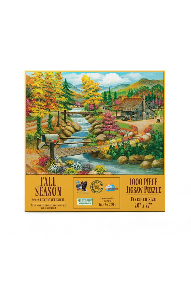 Fall Season 1000 piece Jigsaw Puzzle for Adults, Alternate, color, Multicolor