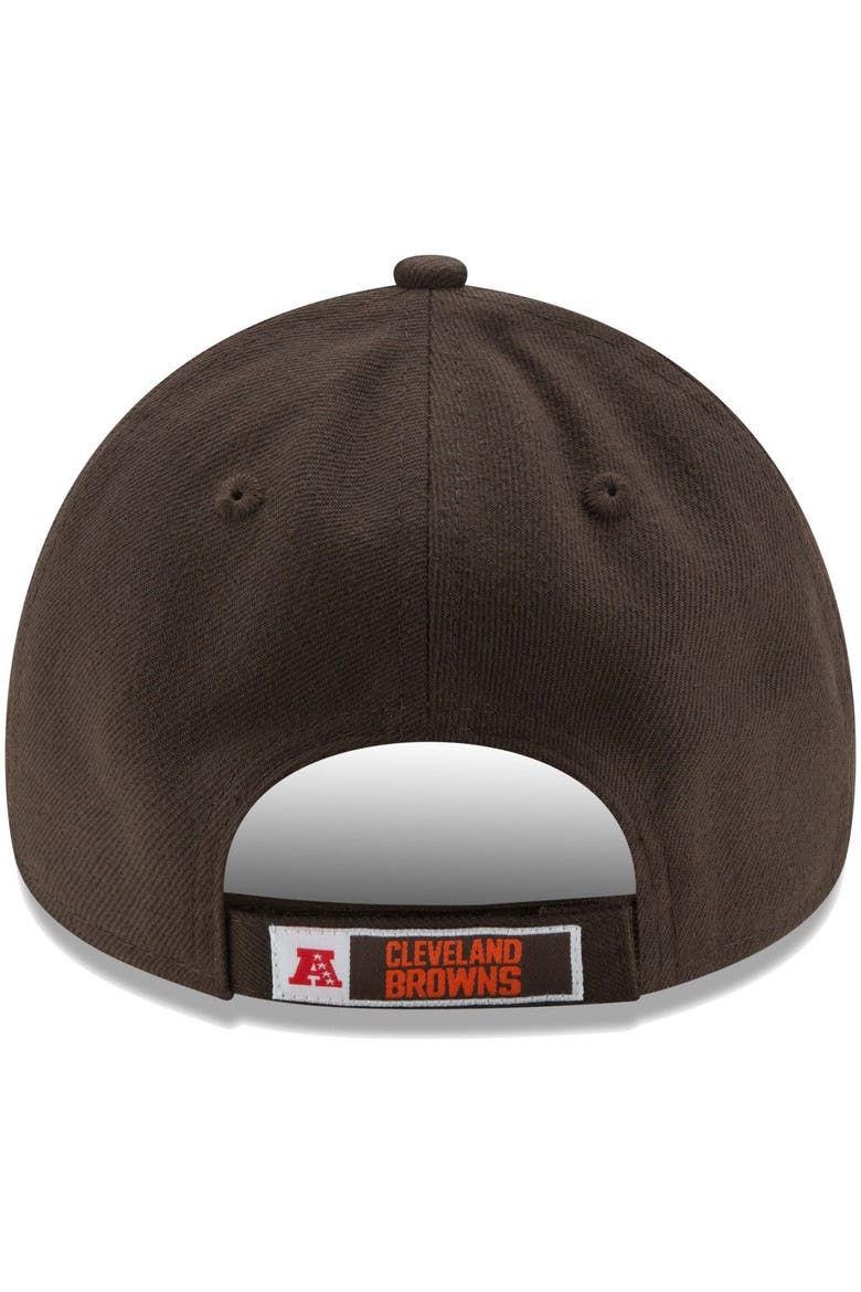 Men's New Era Brown Cleveland Browns The League 2.0 9FORTY Adjustable Hat, Alternate, color, Brown