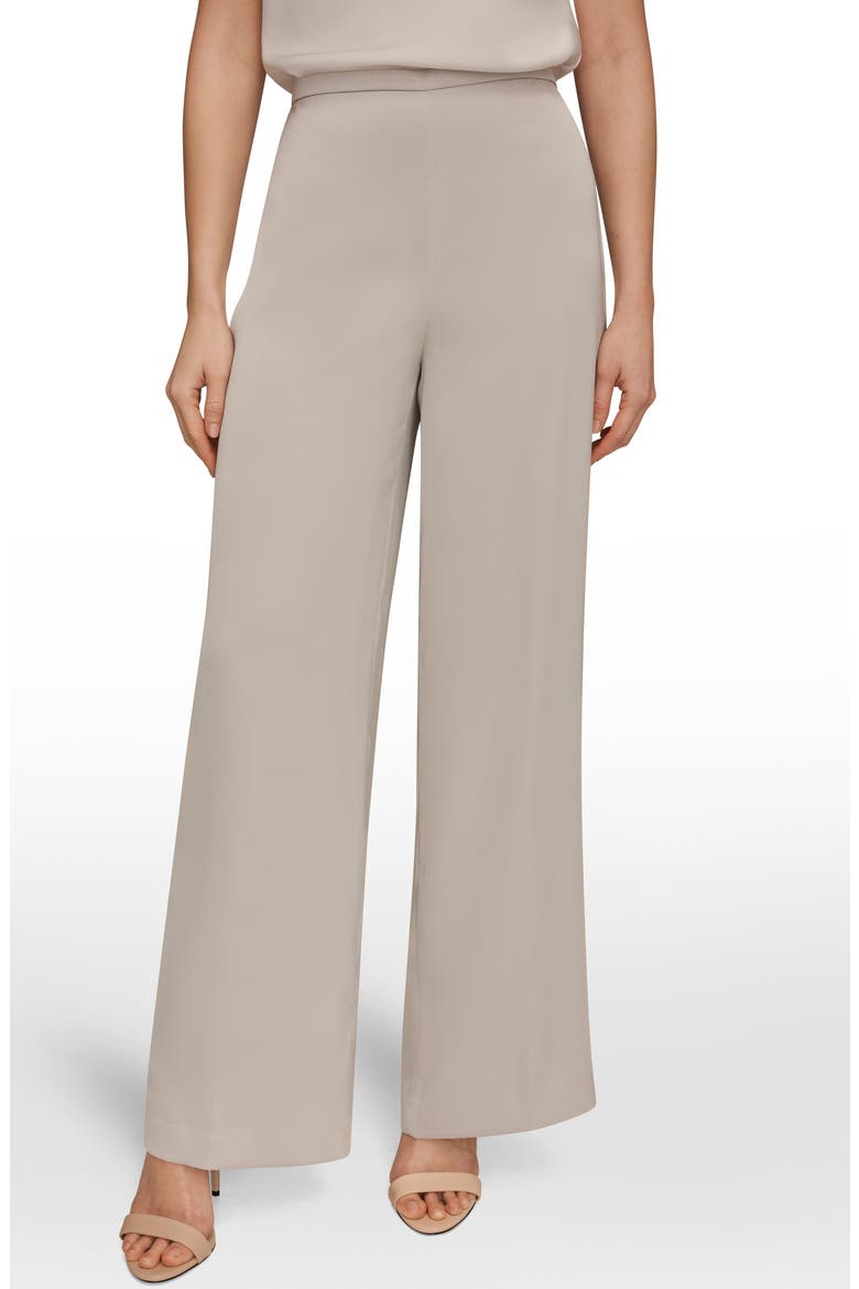 Wide Leg Pull-On Pants, Main, color, TUSCAN GREY