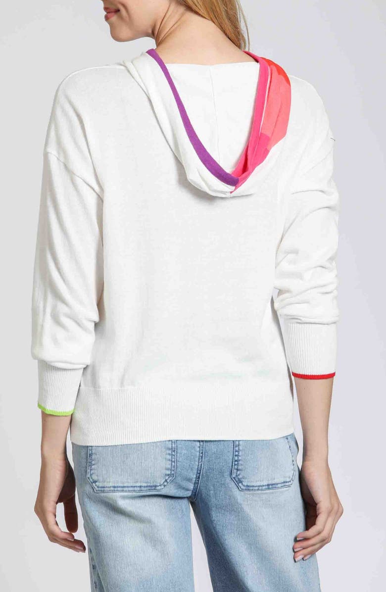 APNY Colorblock Hoodie, Alternate, color, White Multi