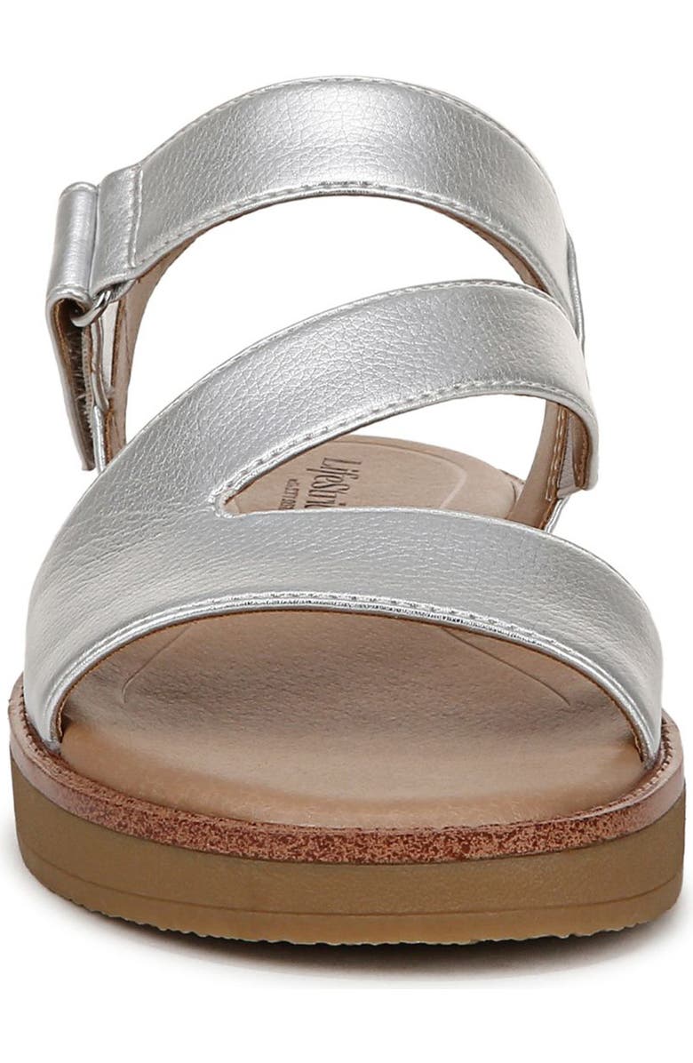 LifeStride Waverly Strappy Sandal, Alternate, color, Silver