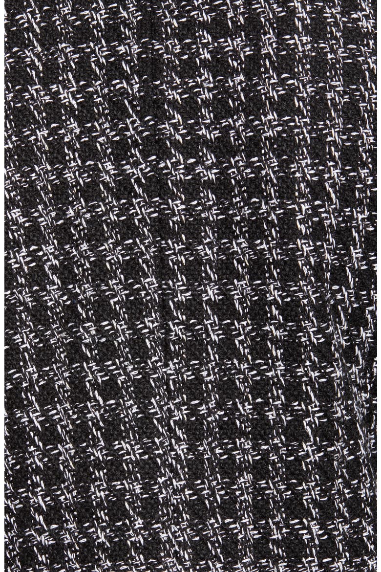 Tweed Jacket, Alternate, color, BLACK- IVORY TWEED