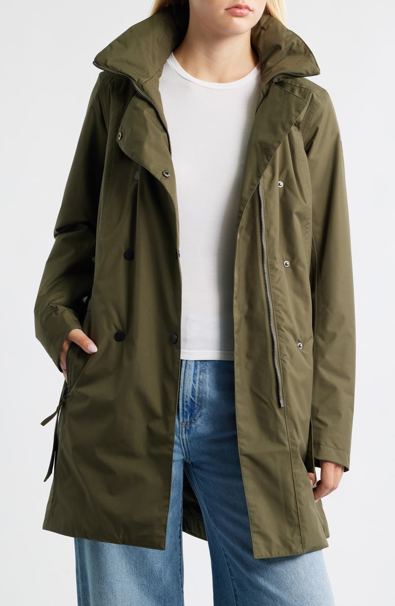 Helly Hansen Welsey II Insulated Waterproof Trench Coat, Alternate, color, Utility Green
