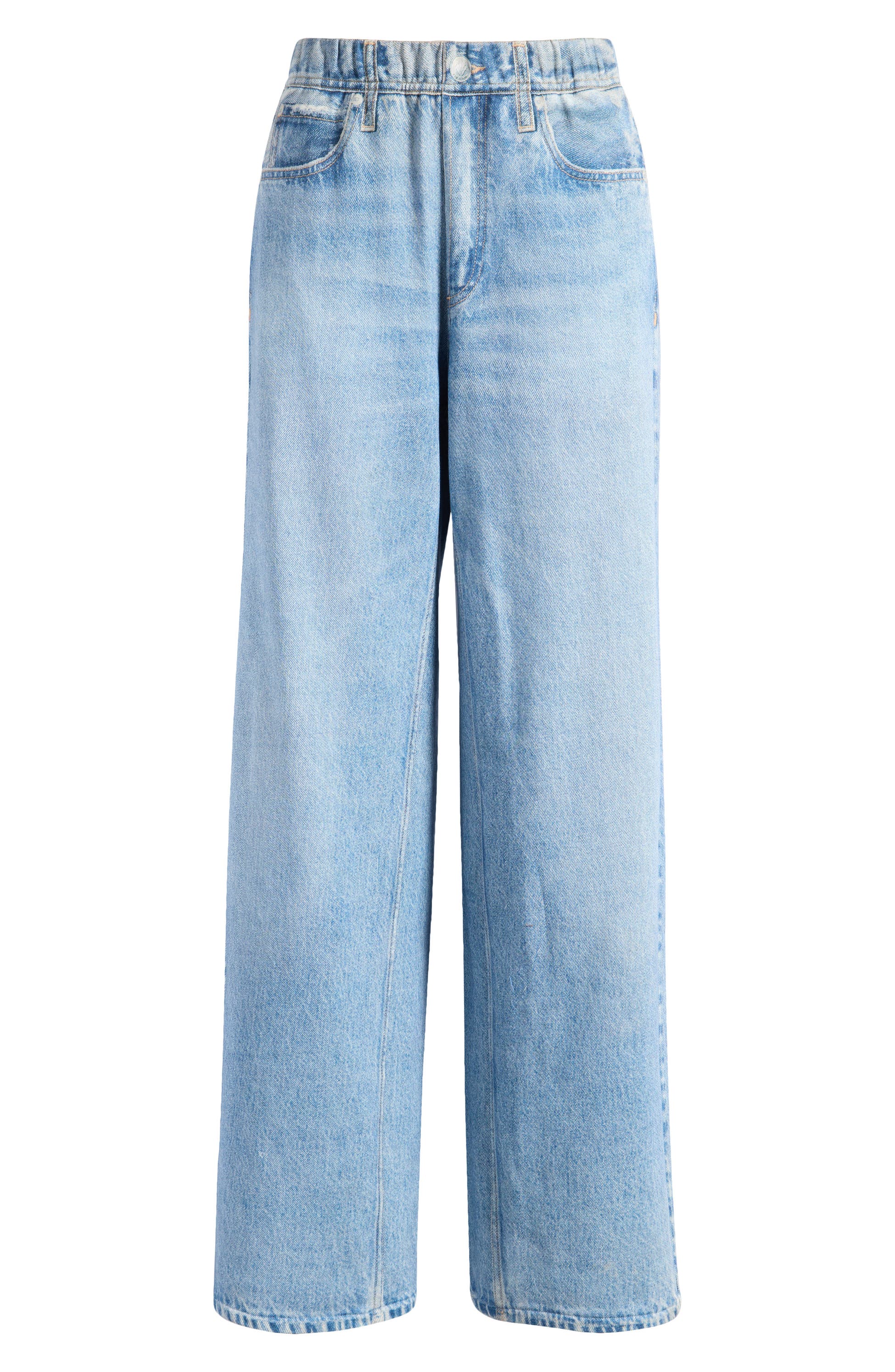 Miramar Trompe L'Oeil Wide Leg Jeans
