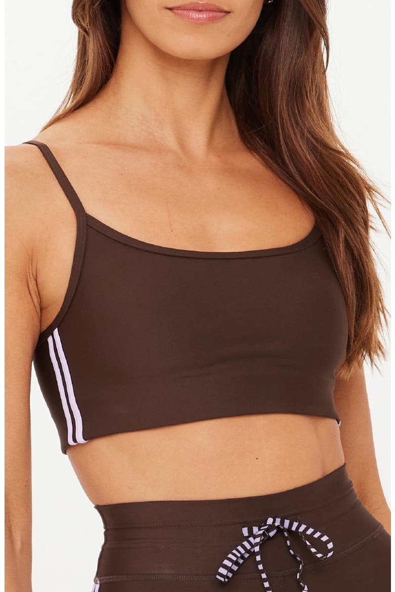 Oxford Hutton Scoop Neck Sports Bra, Main, color, BROWN