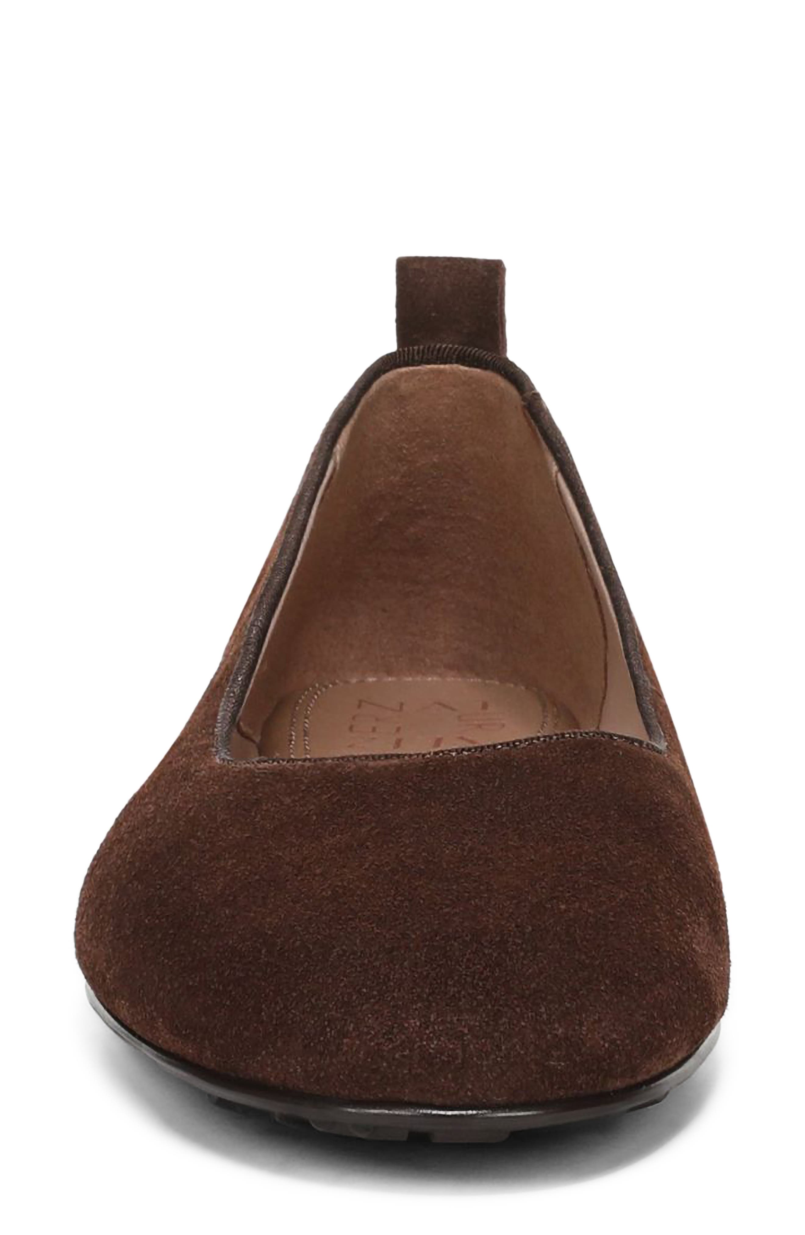 Naturalizer Ava Ballet Flat, Alternate, color, Chocolate Suede