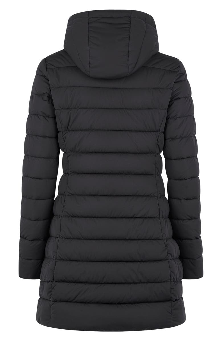 Save The Duck Seal Stretch Water Resistant Quilted Coat, Alternate, color,