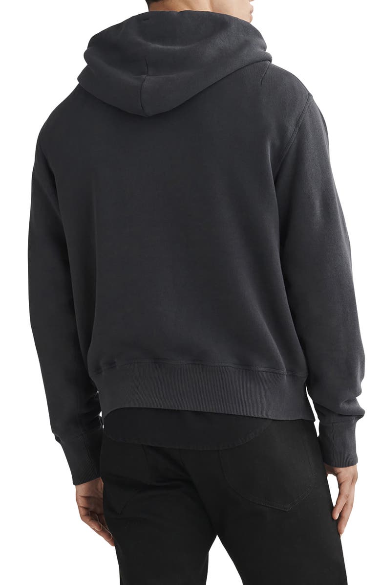 rag & bone Damon Hoodie Sweatshirt, Alternate, color, 